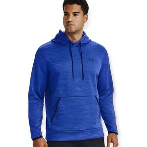Under Armour Men's Armour Fleece Twist Hoodie - Blue/Black